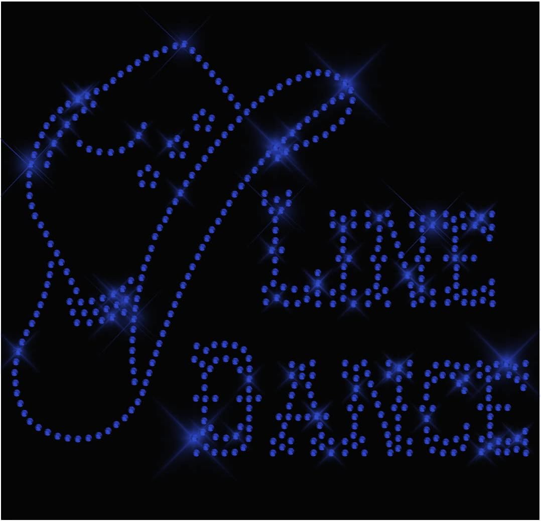 Blingeling® Line Dance - Strass Applikation 215 x 175 mm