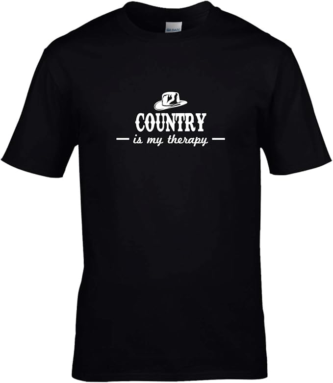 Line Dance Herren T-Shirt - Country is my Therapy